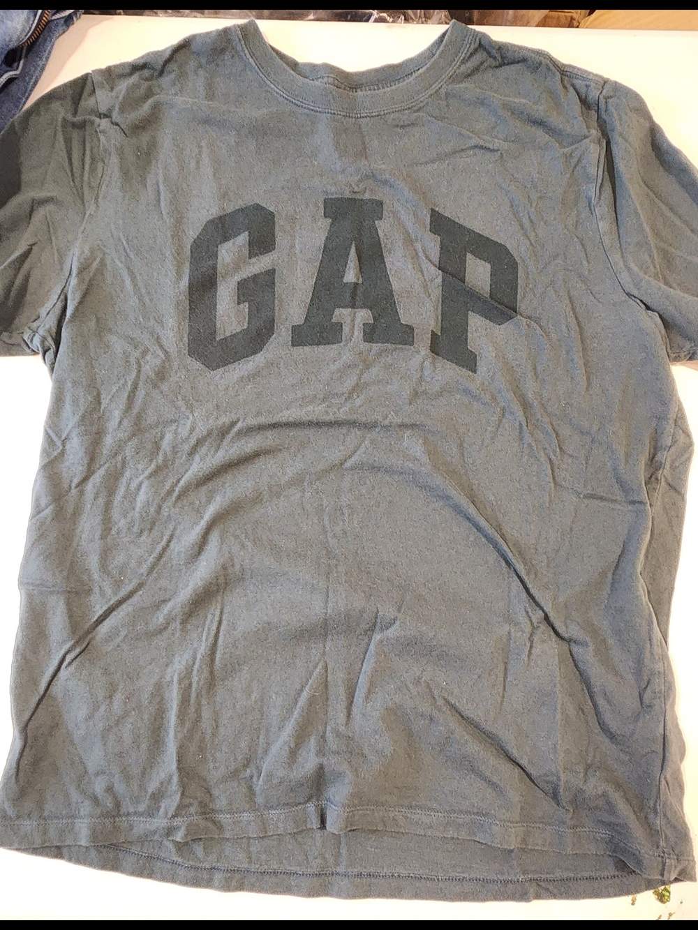 GAP Gray Logo Crewneck T-Shirt